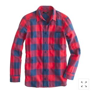 JCrew NWT Buffalo flannel plaid check, size 4